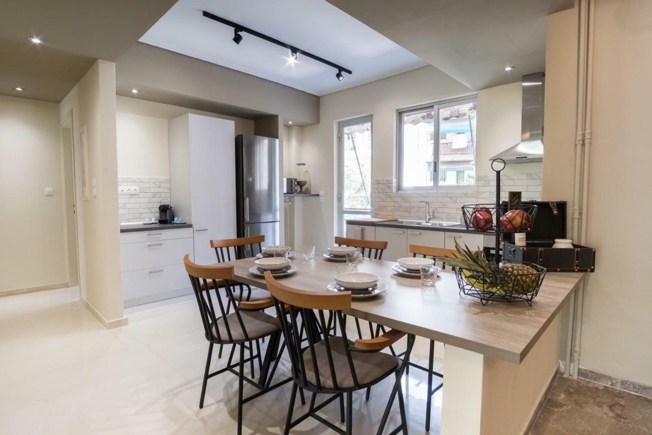 Comfy Apartment Of 104 M² Near Metro! เอเธนส์ ภายนอก รูปภาพ
